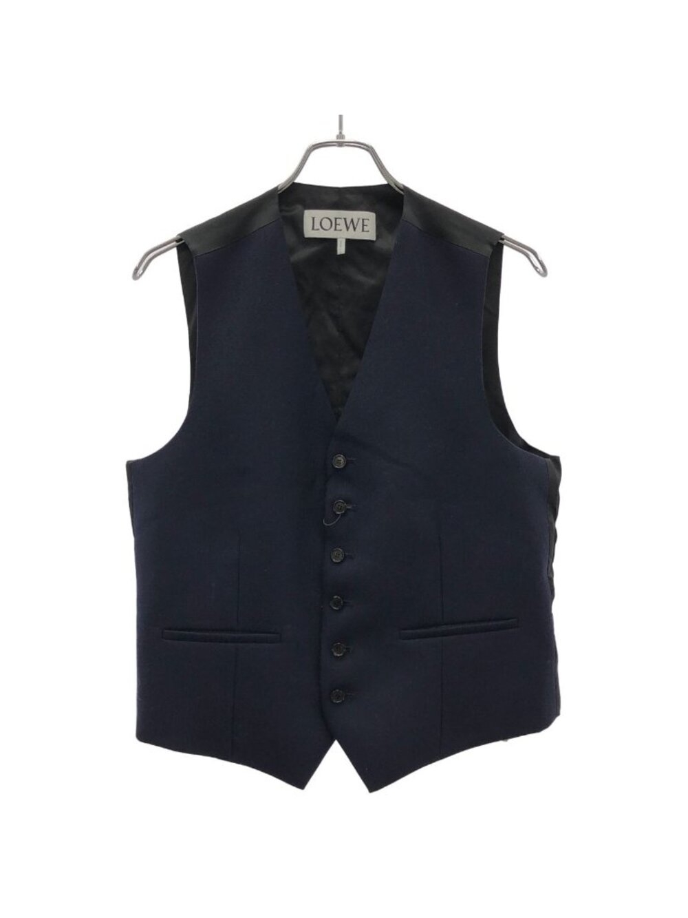 Loewe Wool Gilet Vest Navy 38